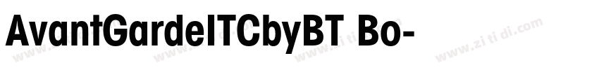 AvantGardeITCbyBT Bo字体转换